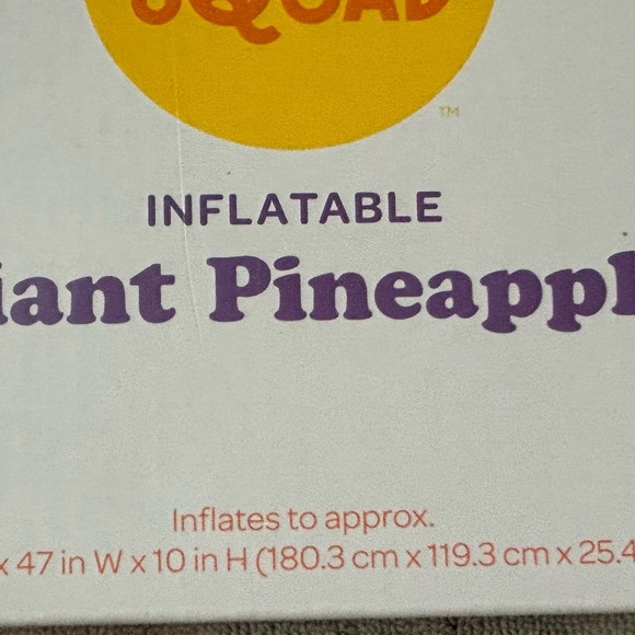 Inflatable Pineapple Pool Float - Picture 3 of 3